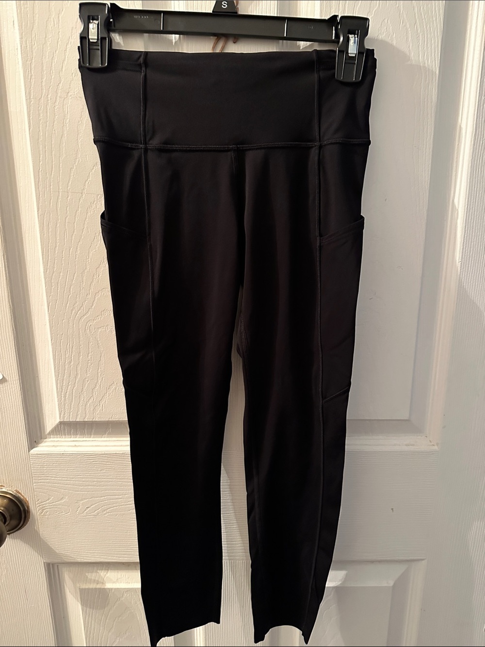 lululemon athletica Black High-Rise Leggings with Side Pockets